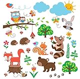 Into the Woods Baby/Nursery Decorative Wall Art Sticker Decals
