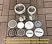 THINKCHANCES Food Grade and BPA Free Silver Stainless Steel Rust Resistant Dishwasher Safe Screw Bands/Rings for Mason, Ball, Canning Jars (12 Pack, Wide Mouth)