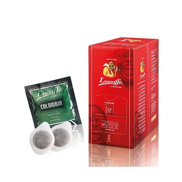 150 Kaffeepads Ø44mm - Lucaffé Colombia - 100% Arabica, Schokoladenaroma, außergewöhnliches Aroma, nach original…