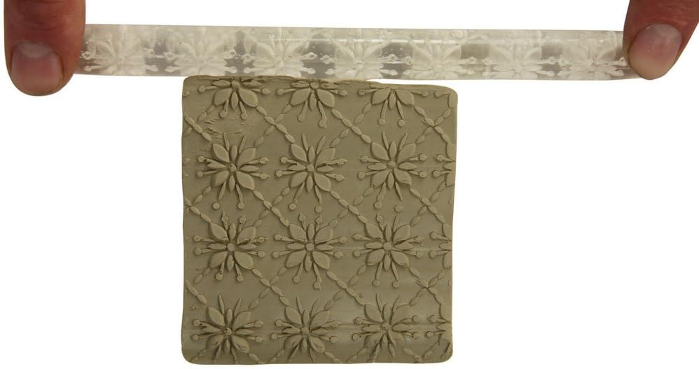 Butterfly Flower - Textured Patterned Acrylic Rolling Pin