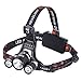 YOHOOLYO Headlamp LED Headlamp 5000LM Flashlight 3x LED 4 Modes Headlamp for Camping Hiking Hunting