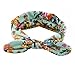 Yeshan Women and Girls Stretch Rabbit Bow Headbands/Bandana/Turban/Headwrap Twisted Yoga Hairband,pack of 6