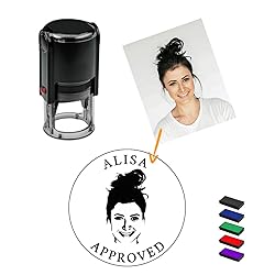 Personalized Face Stamp Self Inking Custom Photo