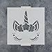 Unicorn Head Stencil - Versatile for Fairy Tales, Dragons, and More, Stencil of Unicorn Head