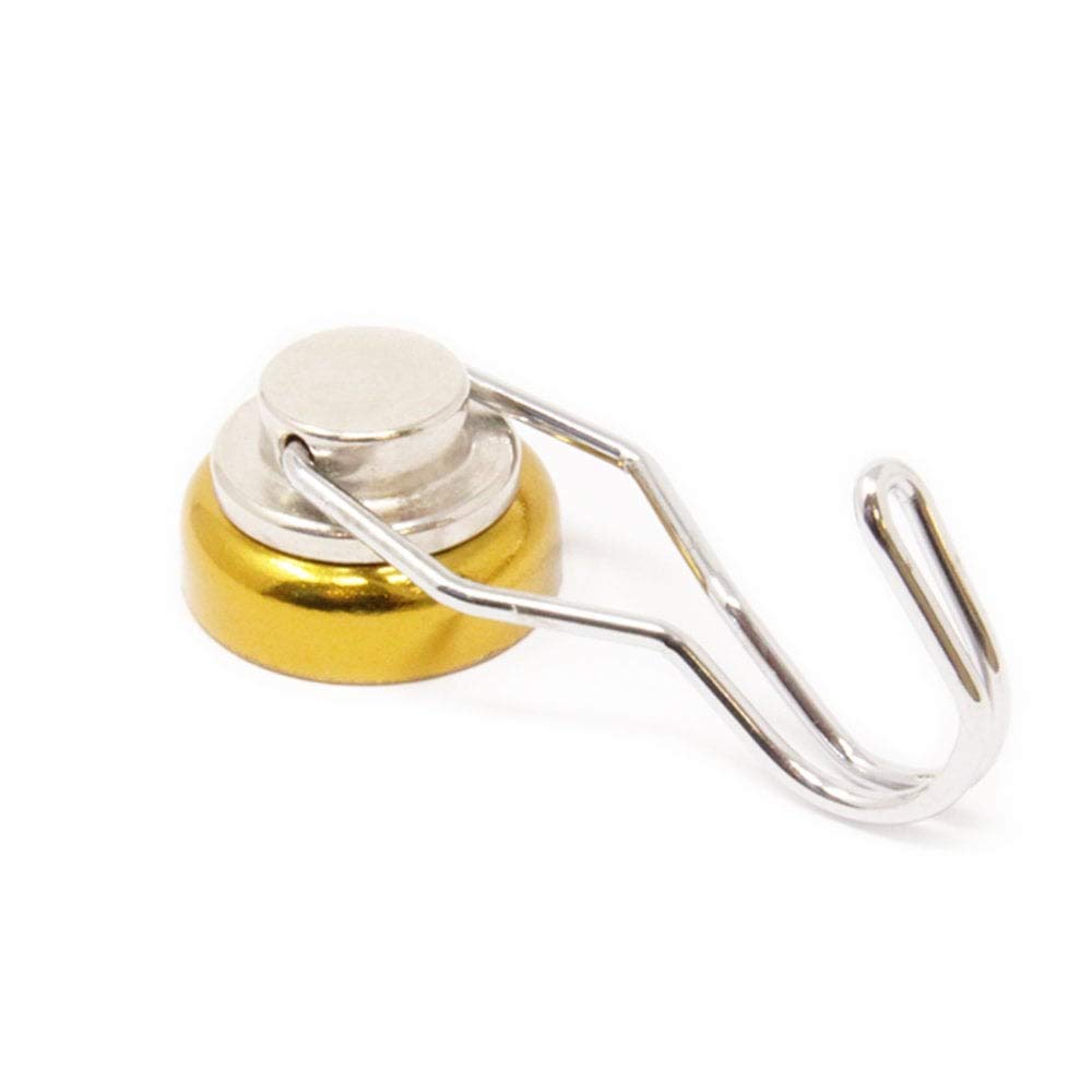 FIRST4MAGNETS Gold Swivel Hook for Holding Rope, Wires and Clothing - 25mm Dia - Pack of 1 — image 1