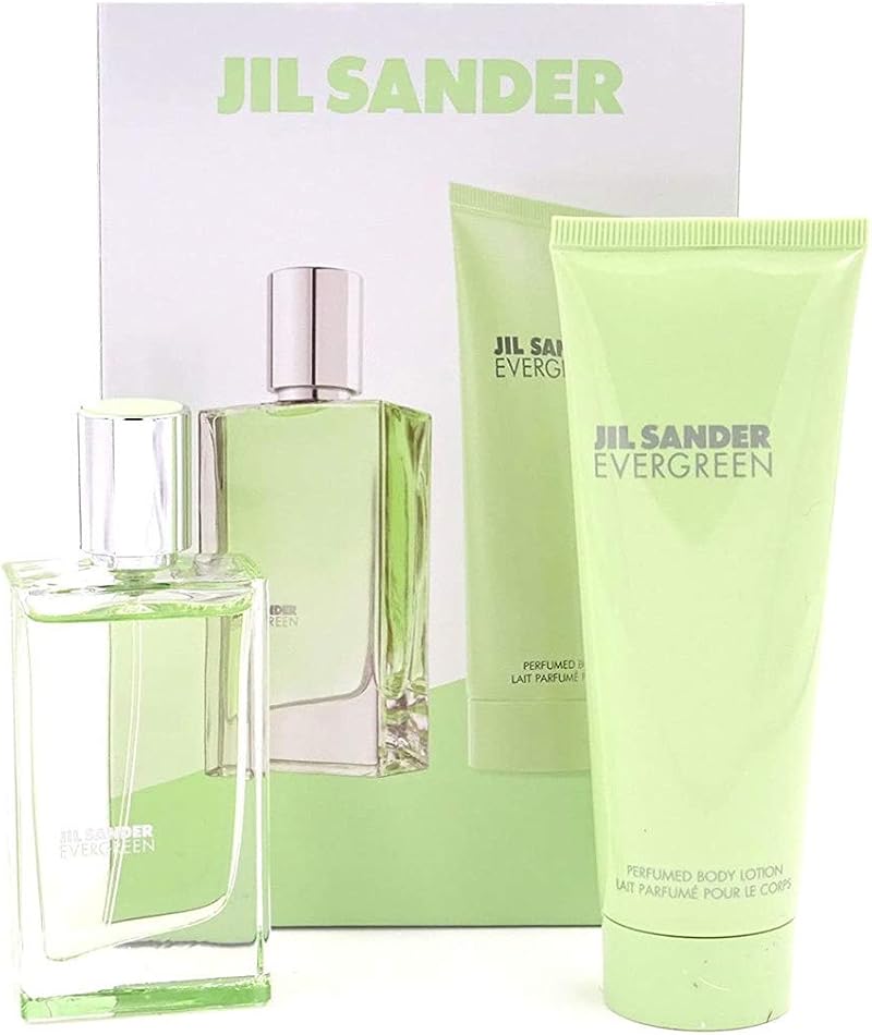 Jil Sander Evergreen Set Eau de Parfum Spray 30ml Body Cream 75ml Gift Set