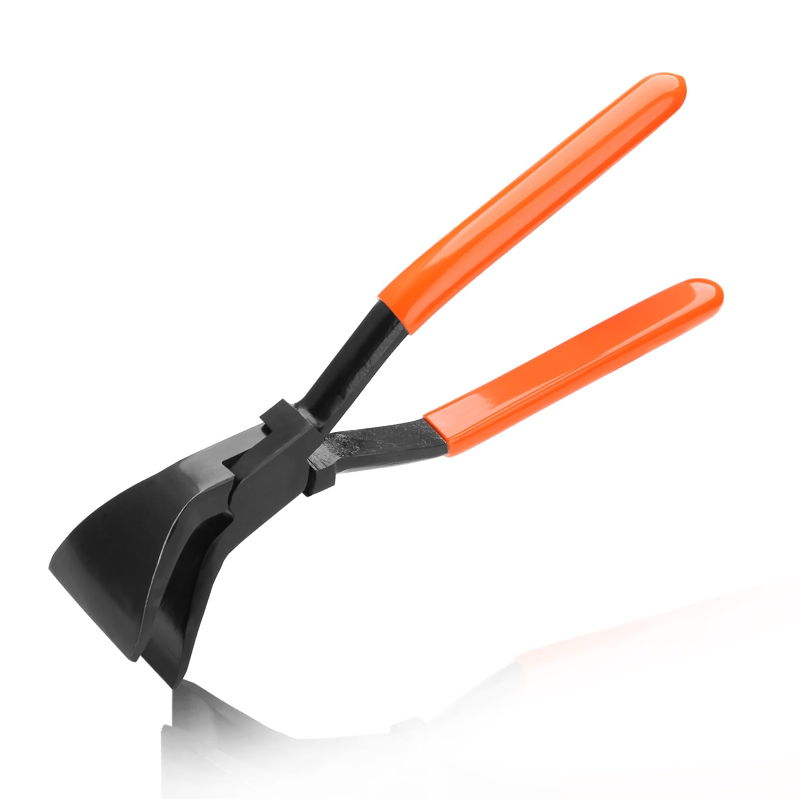 LEONTOOL 11 Inches Hand Seamers Sheet Metal Pliers With PVC Handle - 45° Jaws for Bending and Flattening