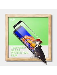Protector de pantalla para Samsung J6 Plus (3 unidades) SEEU 9H cero ultra delgado impresión de seda transparente cobertura total vidrio templado Protector de pantalla compatible con Galaxy J6 Plus SM-2018 J610 J610F J610FN DS 6.0 "