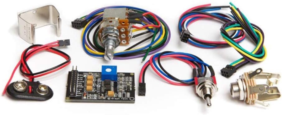 GRAPHTECH GHOST - ACOUSTI-PHONIC PREAMP KIT, Black