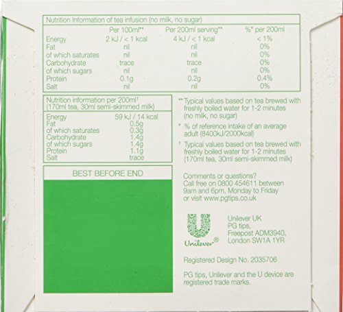 PG Tips Pyramid 80 Tea Bags 250g - Schwarztee – Bild 6