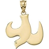 Religious Jewelry Descending Holy Spirit Dove Charm Pendant