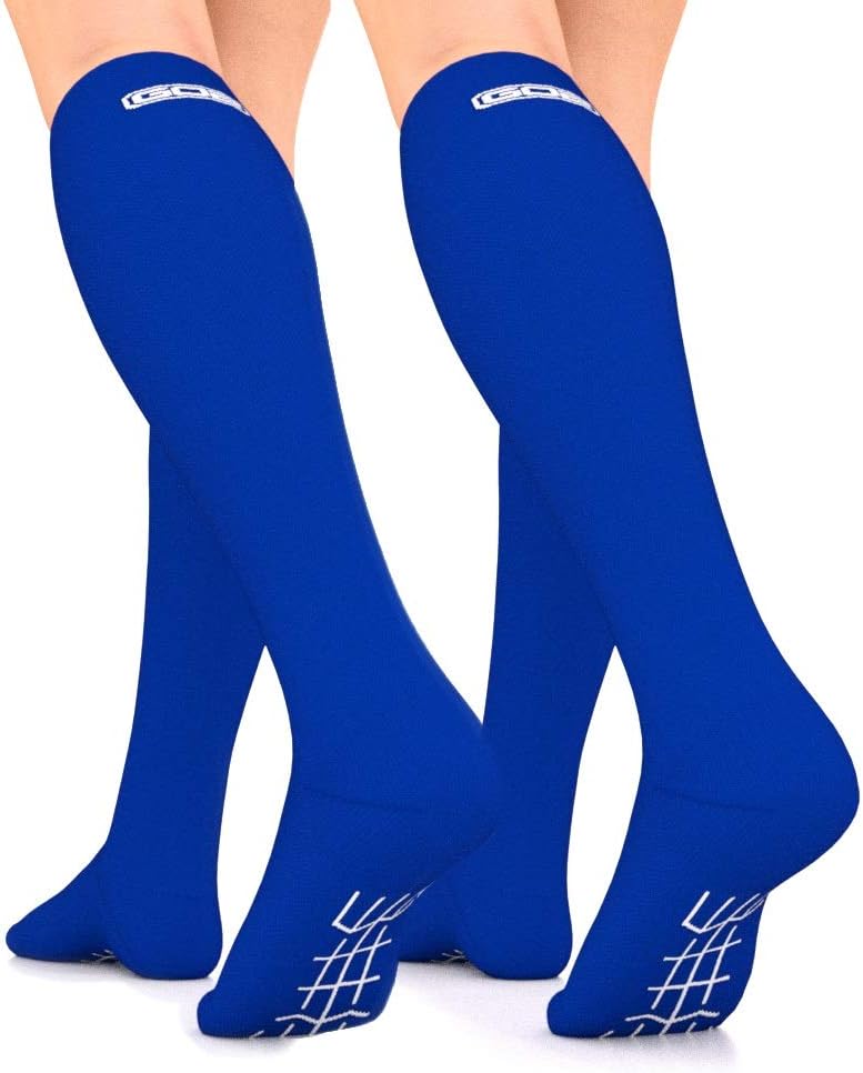 Go2 Compression Socks for Men Women Nurses Runners| Medium Compression Stockings