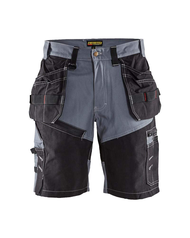 BLÅKLÄDER Blakläder 150213709499C56 Size C56 'X1500' Craftsman Shorts - Grey/Black