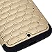 Moto X 2nd Gen, Moto X 2 Case, Style4U Motorola Moto X (2nd Generation) Studded Bling Hybrid Armor Case Motorola X (2nd Gen, 2014 Release Only) W/ 1 Screen Protector / 1 Stylus [Gold / Black}