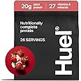 Huel Vegan Protein Powder | Strawberry | Complete Nutrition | 20g Protein Powder | 100% Plant-Based | 27 Vitamins & Minerals, Gluten Free, Non-GMO, Lactose Free | 26 Servings