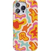 Casely iPhone 16 Pro Case | Tropical Color Splash | Abstract Retro | Compatible with MagSafe | Classic Ultra Slim Design