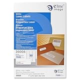 ELI26004 - Elite Image White Full Sheet Laser Labels