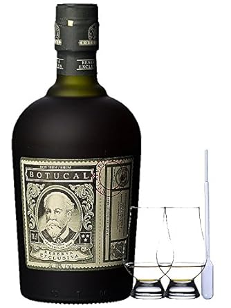 Diplomatico Botucal 12 Jahre ohne Tube Venezuela 0,7 Liter + 2 Glencairn Gläser und Einwegpipette