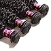 UNICE 10A Hair Brazilian Curly Hair 4 Bundles, Unprocessed Human Virgin Hair Weaves Natural Color 16 18 20 22 inch
