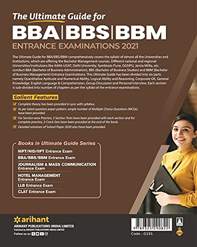 Guide for BBA/BBS/BBM 2021 (Old Edition) 1