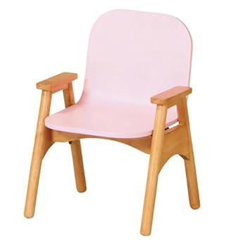 Amazon Co Jp アームチェア チェア 子供用 木製 天然木 勉強椅子