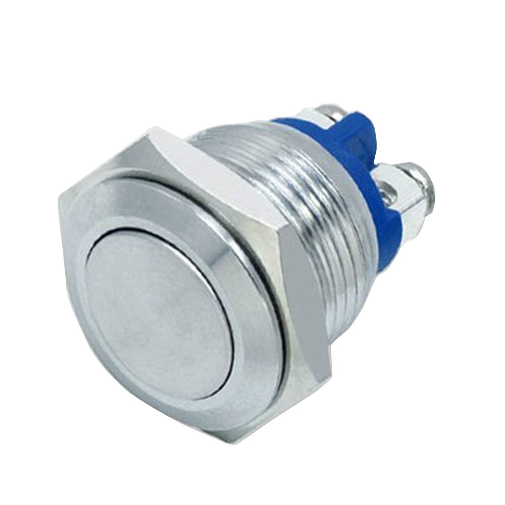 ESUPPORT 12mm Anti Vandal Momentary Metal Push Button Toggle Switch