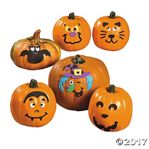 UPC 887600868359, Small Pumpkin Face Craft Kit - Crafts for Kids &amp; Decoration Crafts