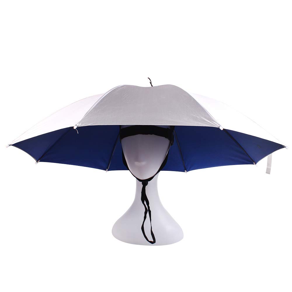 18 Off 太陽 帽子 傘 Kasular 雨 B07p3j5621 シルバー Silver ヘッドウェア ゴルフ ビーチ ガーデニング 釣り アウトドア ドレス パーティー ハンズフリー 頭のサイズ調整可能 ヘッドバンド ゴム キャップ 帽子 Www Eps Com Do