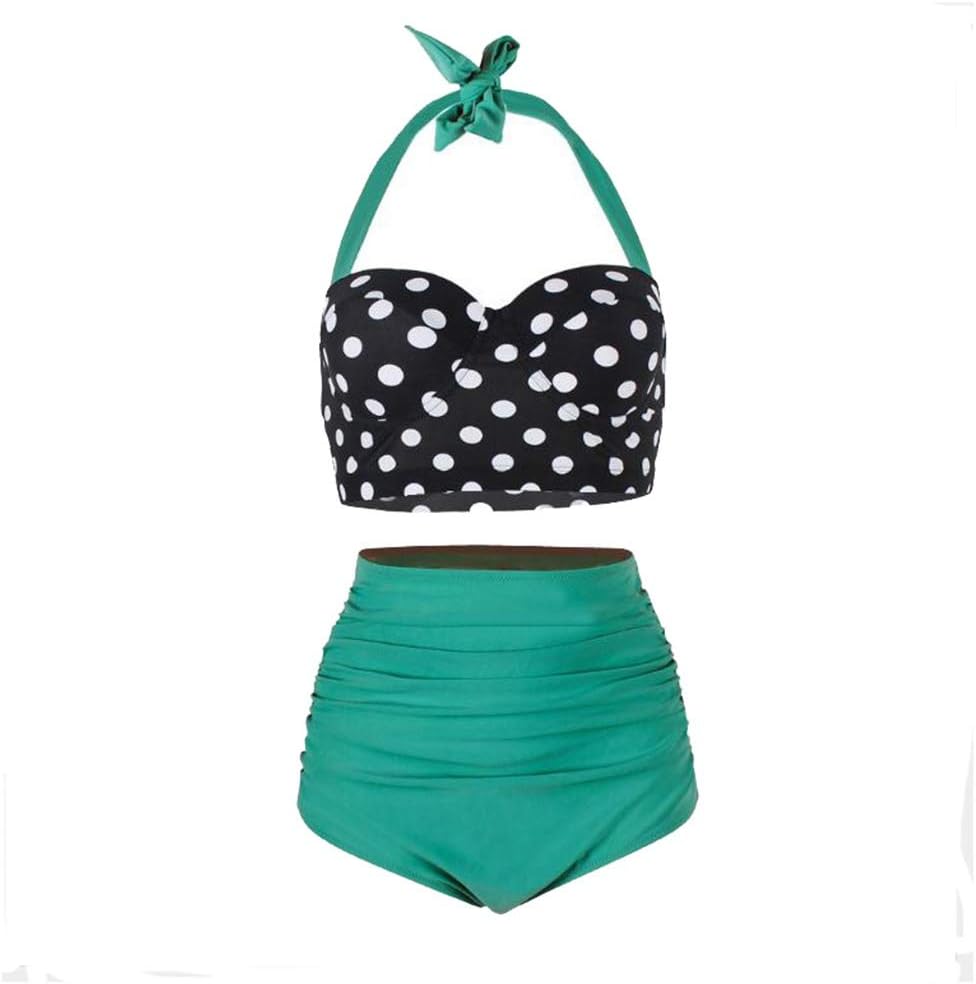 high waisted bikini set for bigger bust