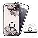 JAZ Compatible iPhone 7 Plus Case ,iPhone 8 Plus Case Ultra Thin Holder Ring Stand Case Cover With 360 Rotating Kickstand Shockproof Replacement for Apple iPhone 8 Plus/7 Plus - Sunflower