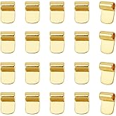 arricraft 20 Pcs Glue on Bails, Silver Glue-On Flat Pad Bails with Loop Wide Pad Brass Spoon Bails Pendants Charms Connector Hanger for DIY Pendant Necklace Jewelry Making 11x16.5mm