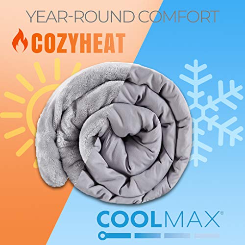 MP2 Weighted Blanket 41 x 60 Inches 10lbs with Removable Coolmax