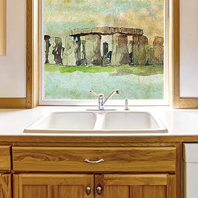 wall26 Window Film for Privacy Ancient Building Large...