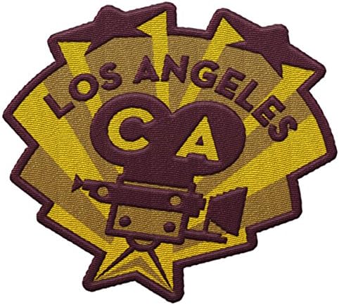 Vagabond HeartVagabond Heart Los Angeles Patch - California Iron On Travel Badge - Hollywood Souvenir