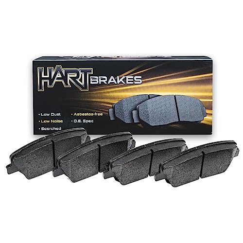 Hart Brakes Rear Hart Brakes Ceramic Series Brake Pad With Rubber Steel Rubber…