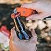 GEAR AID Buri Adventure Knife with Quick Release Sheath, Durable Stainless-Steel 3” Blade