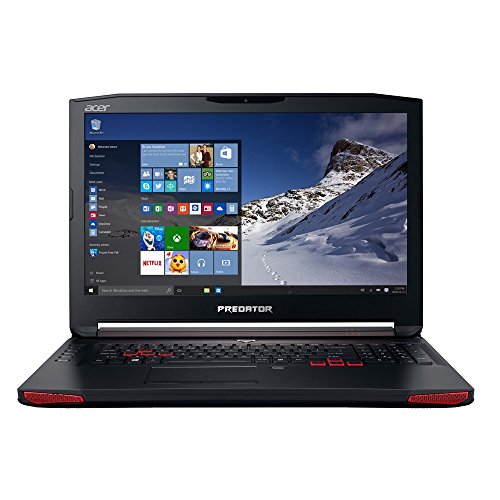 Acer Predator 17 GX-792-7448 17.3" Gaming Laptop; Intel Core i7-7700HQ; NVIDIA GeForce GTX1080 8GB GDDR5X VR Ready; 16GB DDR4-2400 RAM; 256GB SSD + 1TB HDD (Black)