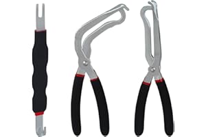 DINYO Electrical Disconnect Plier Set (3Pcs), Includes 37960, 37980 & 13120 Electricals Connector Pliers for Wiring Harness and Plug Removal