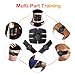 CHARMINER Muscle Toner, Abdominal Toning Belt, EMS Abs Trainer Wireless Body Gym Workout Home Office Fitness Equipment For Abdomen/Arm/Leg Training Men Women