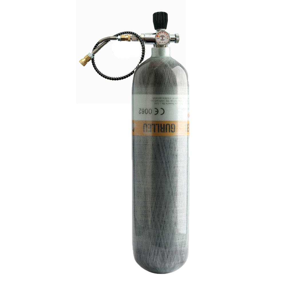 IORMAN 4500 PSI Carbon Fiber Filling Station Tank for PCP Air Guns（Empty Bottle）