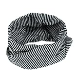 TAORE Knit Woolen Baby Scarf Neck Winter Warmer Neckerchief (Black)