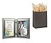 Quinceanera Gifts for Girl's Fifteenth Birthday from Mother, Father, Family, Friends - Sentimental Poem in a 4x6 Pewter Double Frame with Gift Bag