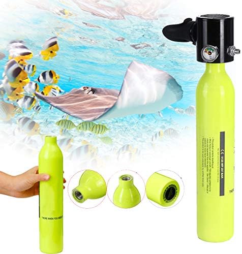 Spare Scuba Air Tank,Farway 0.5L Oxygen Underwater Mini Cylinder Breathing Bottle Diving Equipment