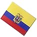 Ecuador Flag Embroidered Emblem Ecuadorian Iron On Sew On National Patch