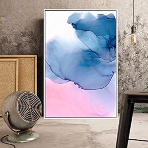 Floating Framed Canvas Wall Art for Living Room, Bedroom Ink Canvas Prints for Home Decoration Ready to Hang - 16x24 inches