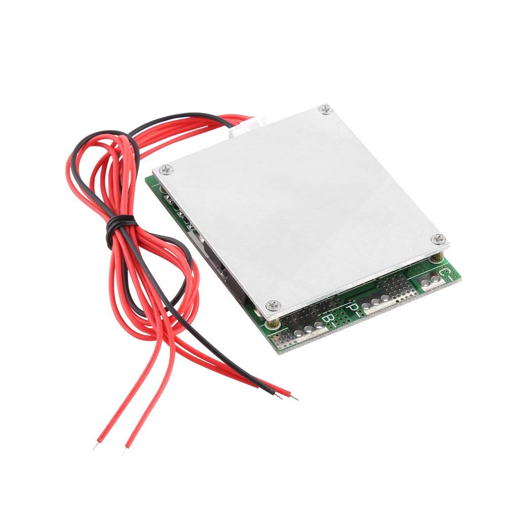 Lithium Battery Protection Board 12V 100A 4Series BMS Protection Board with Balancing for 18650 Li-ion LiFePO4 Battery Pack