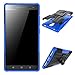 Lenovo Phab 2 Case,Mama Mouth Shockproof Heavy Duty Combo Hybrid Rugged Dual Layer Grip Cover with Kickstand For Lenovo Phab 2 Smartphone(With 4 in 1 Free Gift Packaged),Blue