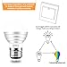 Yangcsl LED Light Bulbs 40W Equivalent, RGB Color Changing Light Bulb with Remote Control, E26 Base, Pack of 10