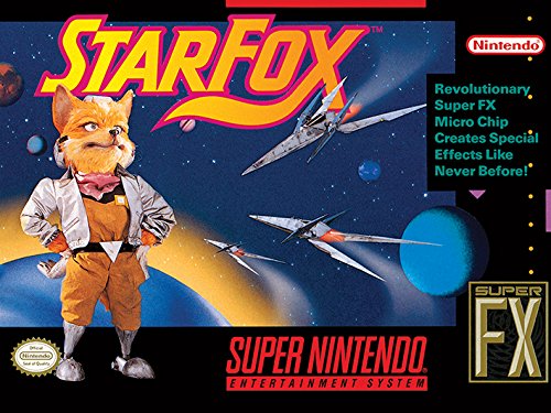 'Super Nintendo Star Fox – Canvas Art Print 30x40 cm