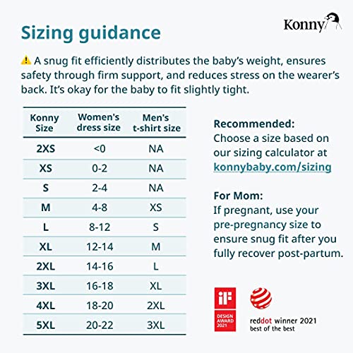 Konny Baby Wrap Carrier (AirMesh for Summer), HassleFree Moisture